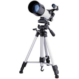 (White) WR852-3 16x/66x70 High Definition High Times Astronomical Telescope with Tripod & Phone Fixing Clip & Moon Filter