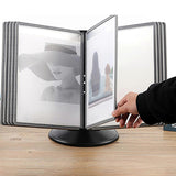 (Color mini spin 10 p) A 4 Desktop Reference & Display System Desk Reference Organizers with Base Rotatable File Reference Organizers Displays