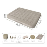 Inflatable Mattress with Electric Pump One Click Automatic Quick Inflation Deflation Air Mattress Comfortable Water-resistance 1 Person for Home Gues