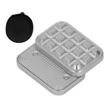 Magnetic Haptic Slider Adult Portable Ergonomic Metal Stress Relief Building Blocks Brick Push Slider Toy Silver
