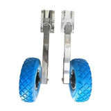 2 Pieces Boat Launching Wheels Transom Launching Wheels for Sailing Dinghies