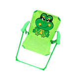 (Green) Kids Camping Folding Chair Non Slip Fishing Chair Seat for Hiking BBQ Travel Red
