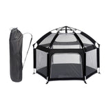 (black) Portable Playpen for Babies Sturdy Child Beach Playpen for Outdoor Home orange