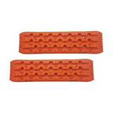 (Traction Boards Orange) 2Pcs Generic Traction Boards Stable Tire Traction Pads for Vehicle Sand Traction Boards Black