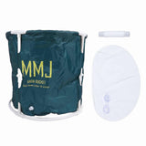 Portable Bathtub PVC Foldable Soaking Spa Bath Tub Cold Plunge Barrel Bath Tub for Adult Children Green