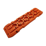 (orange) Recovery Track Mat Tire Traction Tool Tire Traction Mat for Mud Sand Vehicle black