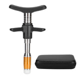 Manual One Head Spinal Massager 10 Levels Portable Chiropractic Adjusting Tool for Muscle RelaxationGold