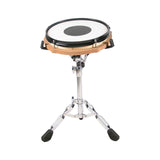 Practice Drum Pad with Snare Drum Stand for Rudiments Practice Stage Concert