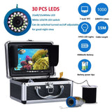 7" Inch 15M 1000TVL Fish Finder Underwater Fishing Camera 15pcs White  LEDs + 15pcs Infrared Lamp For Ice/Sea/River Fishing