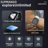 7012 Full Screen Touch With Dual Strap Outdoor Smart Watch GTS4 Call Information Alert Multi-functional Smart Watch