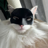 Avenger Creative Black Bat Handmade Half Face Batman Cat Mask For Halloween Cosplay