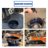 Drain Pan - Waste Engine Collector Drip Tray with 3 Handles for Car Maintenance and Repairing, Oil Collect Basin