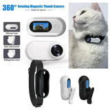 No WiFi Required Cat and Dog with Video Recording Movement, Mini Body Camera Indoor/Outdoor Wireless Collar