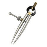Compact Round Leg Spacing Gauge Stainless Steel Adjustable Edge Divider Compass Diy Handmade Leather Tools