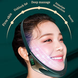 Home Electric V-Face Shaping Massager Lifting Neck Anti-Wrinkle Red Blue-Ray Double Chin Shaping Beauty Instrument Tools