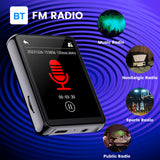 2.4-Inch High-Clear MP3 Full-Touch Screen Lossless Sound BT Player with Speaker Support Video Alarm Radio Recorder