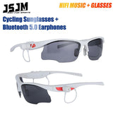JSJM New Upgrade Sports Cycling Glasses UV400 Sunglasses With Smart Bluetooth 5.0 Earphones Headphones Fishing Driving