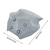 Motorcycle Windshield Deflector Protection Function Improves Stability Ensures Safe Riding Providing Clear Front ViewAccessories