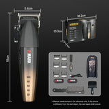 2024New WMARK NG-2038 Professional Rechargeable Clipper Cord & Cordless Hair Trimmer with High Quality Blade