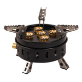 11000W Windproof Camping Gas Stove, Portable Outdoor Camping Furnaces Foldable Camping Gas Burners Backpacking Stove NEW