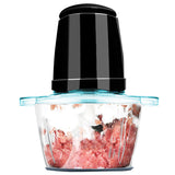 Electric Meat Grinder, Cocina Shredder, Food Chopper, Stainless Steel, Household Processor, Kitchen Tools, 2L