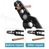 Copper Repair Compound Rounder and Flat Folded Tube Round Pliers Tool Versatile Repairing Plier CT-301