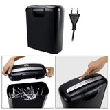 Paper Credit Card Mini Electronic Silent A4 Shredder Automatic 10L Capacity