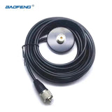 SO239 Mount Magnetic Base Adapter PL259 Antenna Connector for Yaesu Vertex Kenwood TYT HYT Car Mobile Walkie Talkie Accessories