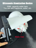 JetFan Desktop USB Fan NIKOLATOY Creative Engine Model3D Turbofan Red light Tail Flame Atomization Spray Devic