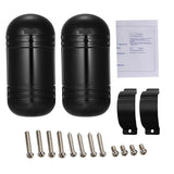 Wired Dual Beam Photoelectric Infrared Sensor Barrier Detector 100M Tamper Output for Park Gate Burglar Alarm System