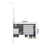 1Set Single-Port PCI Express Gigabit Network Card I225 Chips Gigabit Network Card RJ45 Ethernet Network Adapter