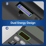 LCD Writing Tablet, 12-Digit Large Display Desk Calculator With Magnetic Stylus, Solar And Battery Supported Durable