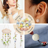 15 Mm Silicone Keychain Bracelet Round Beads, For Jewelry Necklace Home Decor DIY Craft Supplies
