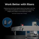 CREALITY Rotary Roller Perfect 5-120mm Engraving Cydrical Objects 7-gear for 22W Creality Falcon2/CR-Laser Falcon 10W
