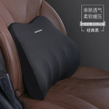 Car headrest protects cervical vertebrae for safe driving