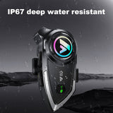 Motorcycle Helmet Handsfree Call Music Earphone Headset Wireless for Riders Moto GPS Headphone Waterproof BT 5.3 Y80