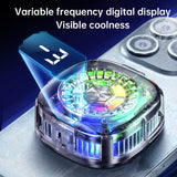 New Magnetic Semiconductor 3 Speed Adjustment Wind Ice Mobile Phone Flat Radiator RGB Light for SmartPhone PUBG Game