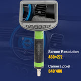 Gun, Pipee Inspection Camera LCD Display Car Air Conditioner Visual Cleaning Gun Pipe Endoscope