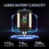 Wireless Tattoo Battery 2200mAh Power Supply RCA Interface for Rotary Tattoo Machine Type-C Cable Quick Charge