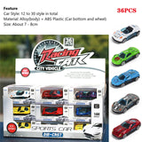 2024 New 60 PCS Alloy Diecast Toy Model Sport Racing Collection For Boys Gift Match Box Hot Wheels Car