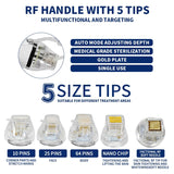 Newest Facial Radiofrequency Microneedling Machine Fractional Cold Hammer Acne Stretch Mark Remover RF Skin Tightening Lift SPA