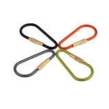 D Shape Carabiners Camping Gadget Hiking Saftety Buckle Mulitfunctional Clip