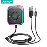 Car 5.3 Enhanced Dual Mics ENC Noise Cancellation 3.5mm AUX Adapter Bluetooth Wireless Receiver