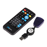 Wireless Mouse Controller USB Receiver IR Remote Control for Loptop PC Computer Center Windows 7 8 10