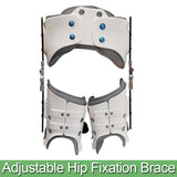 1Set Double Legs Stabiliser Support Corrector Hip Abduction Orthosis Thigh Sciatic Nerve Pain Relief Fixation Brace