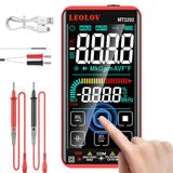 Digital Multimeter Tester Smart Touch Screen Rechargeable Auto-ranging 10000 Counts TRMS AC/DC Amp Ohm Voltage Meter Capacitance