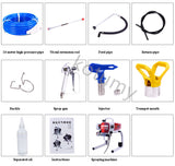 450 Professional Spray Gun High Pressure Airless Latex Paint Spraying hine 2.3L/min