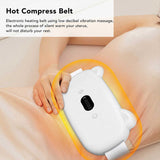 Heating Belt Reduce Pain Waist Heating Belt for Menstrual Period Heating Vibration Massage Waist Support Belt Abdomen PainRelief