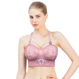 Electric Breast Massage Bra Wireless Breast Enhancement Instrument with Hot Compress Function for Breast Lift Enlarge