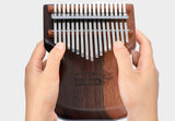 17-Key Thumb Piano Ebony Karumba Finger Kalimba Birthday Gift Musical Musical Piano Keychain Kalimbas Keyboard Instrument